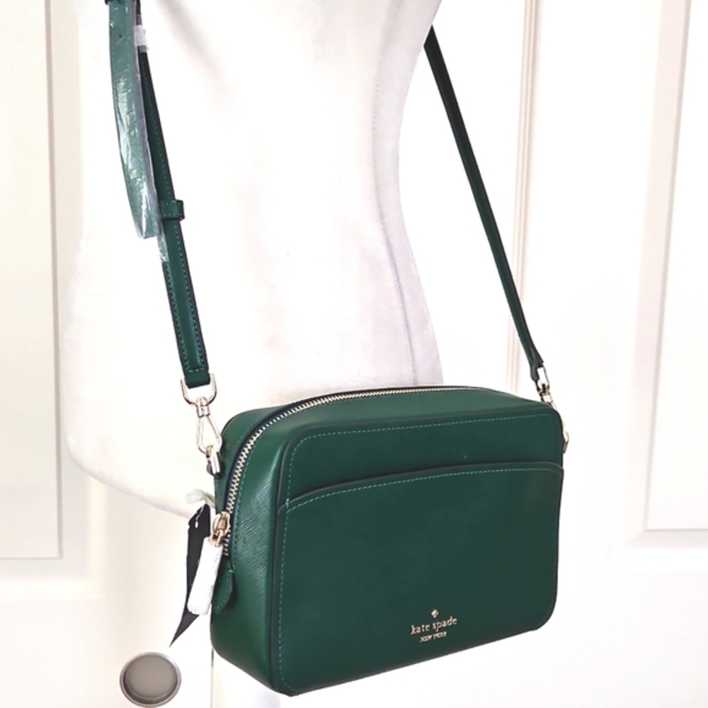 Kate Spade NWT "Lauren" Leather Crossbody Bag - Picture 2 of 8
